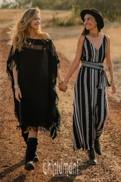 Chintamani Alchemistry Jacquard Maxi Dress / Black & White^ Maxi Dress