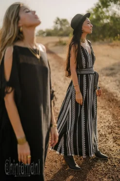 Chintamani Alchemistry Jacquard Maxi Dress / Black & White^ Maxi Dress