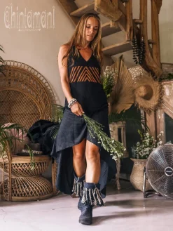 Chintamani Alchemistry Linen Rayon Top / Black^ Tank Top