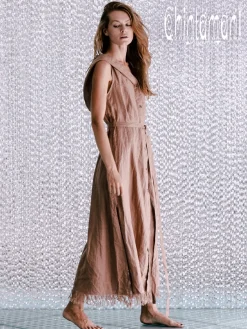 Chintamani Alchemistry Linen Shirt Dress / Dusty Rose^ Kimono & Cover Up|Shirt Dress