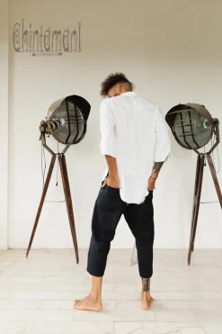 Chintamani Alchemistry Linen Short Pants / Black^ Pants