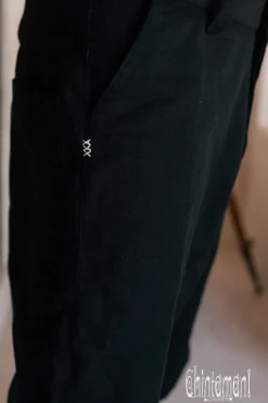 Chintamani Alchemistry Linen Short Pants / Black^ Pants