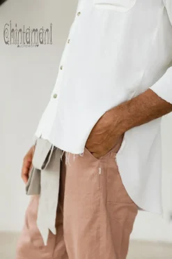 Chintamani Alchemistry Linen Short Pants / Dusty Pink^ Pants
