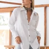 Chintamani Alchemistry Linen & Silk Shirt / White^ Button Shirt