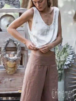 Chintamani Alchemistry Linen Split Pants / Dusty Pink^ Pants