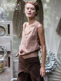 Chintamani Alchemistry Linen Tank Top / Dusty Pink^ Tank Top