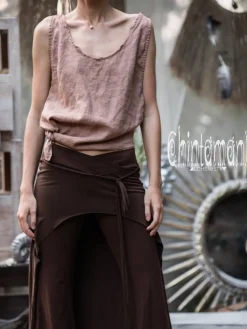 Chintamani Alchemistry Linen Tank Top / Dusty Pink^ Tank Top