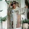 Chintamani Alchemistry Long Linen Kimono / Sage Green^ Kimono & Cover Up