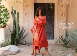 Chintamani Alchemistry Mantle Cardigan / Red Ochre^ Kimono & Cover Up