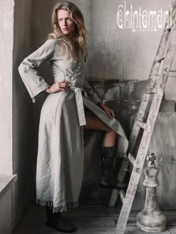 Chintamani Alchemistry Maxi Kimono Dress / Grey^ Wrap Dress