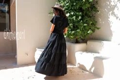 Chintamani Alchemistry Maxi Shirt Dress / Black^ Shirt Dress|Maxi Dress