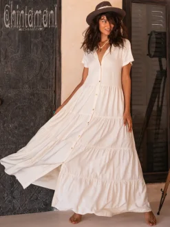 Chintamani Alchemistry Maxi Shirt Dress / Off White^ Shirt Dress|Maxi Dress