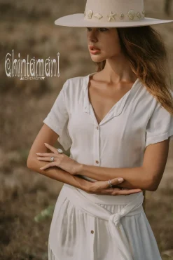 Chintamani Alchemistry Maxi Shirt Dress / Off White^ Shirt Dress|Maxi Dress