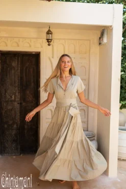 Chintamani Alchemistry Maxi Shirt Dress / Sage^ Shirt Dress|Maxi Dress