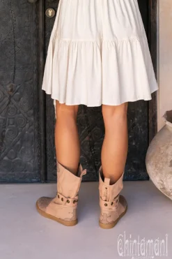 Chintamani Alchemistry Medium Tribal Boots / Beige^ Boots
