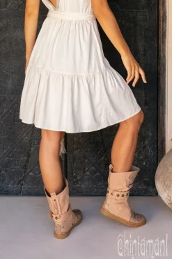 Chintamani Alchemistry Medium Tribal Boots / Beige^ Boots