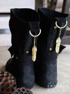Chintamani Alchemistry Medium Tribal Boots / Black^ Boots