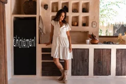 Chintamani Alchemistry Mini Shirt Dress / Off White^ Shirt Dress|Mini & Midi Dress