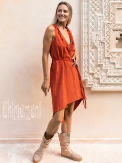 Chintamani Alchemistry Mini Tunic Dress / Red Ochre^ Mini & Midi Dress