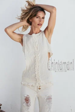 Chintamani Alchemistry Open Sides Top / Off White^ Tank Top