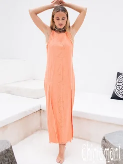 Chintamani Alchemistry Organic Alchemy Dress / Coral^ Maxi Dress
