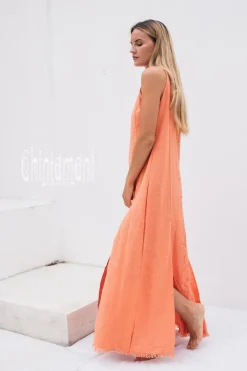 Chintamani Alchemistry Organic Alchemy Dress / Coral^ Maxi Dress