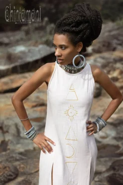Chintamani Alchemistry Organic Alchemy Dress / Gray^ Maxi Dress