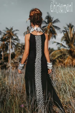 Chintamani Alchemistry Organic Corner Dress / Black^ Maxi Dress