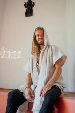 Chintamani Alchemistry Organic Hooded Shirt / Gray^ Button Shirt