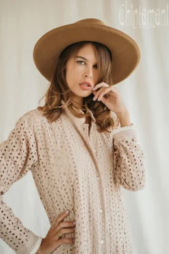 Chintamani Alchemistry Organic Maxi Dress / Beige^ Shirt Dress|Maxi Dress