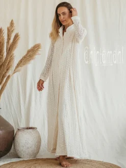 Chintamani Alchemistry Organic Maxi Dress / Off White^ Shirt Dress|Maxi Dress