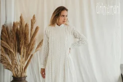 Chintamani Alchemistry Organic Maxi Dress / Off White^ Shirt Dress|Maxi Dress