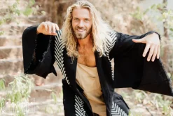Chintamani Alchemistry Organic Men's Kimono / Black^ Kimono & Coat