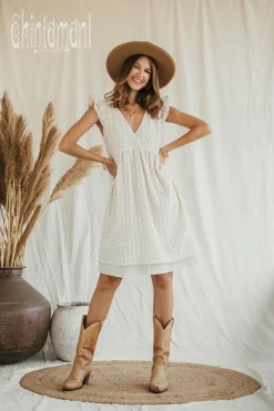 Chintamani Alchemistry Organic Mini Dress / White^ Mini & Midi Dress