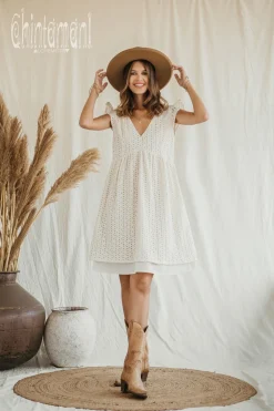 Chintamani Alchemistry Organic Mini Dress / White^ Mini & Midi Dress