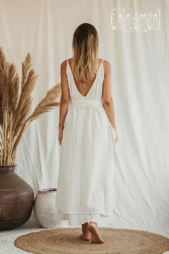Chintamani Alchemistry Organic V Dress / Off White^ Maxi Dress