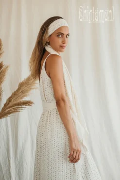 Chintamani Alchemistry Organic V Dress / Off White^ Maxi Dress