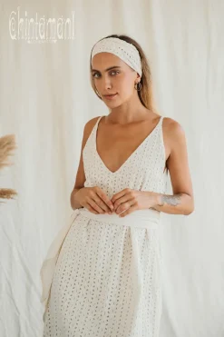 Chintamani Alchemistry Organic V Dress / Off White^ Maxi Dress