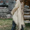 Chintamani Alchemistry Raw Cotton Cloak / Sage Green^ Kimono & Coat
