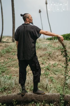 Chintamani Alchemistry Raw Cotton Shirt / Black^ Button Shirt
