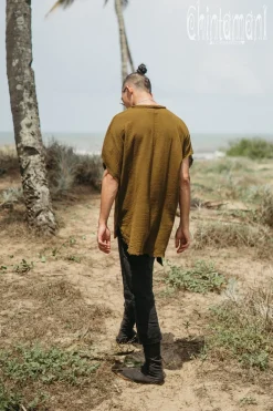 Chintamani Alchemistry Raw Cotton Shirt / Brown^ Button Shirt