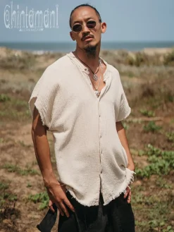 Chintamani Alchemistry Raw Cotton Shirt / Off White^ Button Shirt