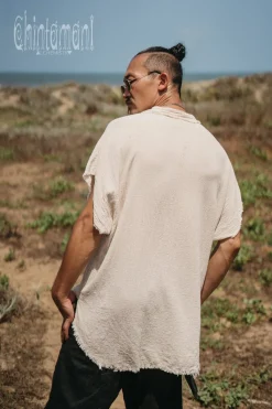 Chintamani Alchemistry Raw Cotton Shirt / Off White^ Button Shirt