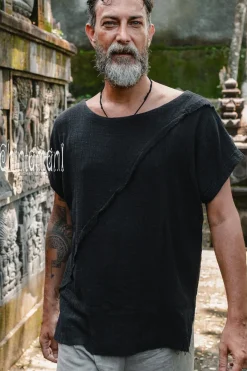 Chintamani Alchemistry Raw Cotton T-shirt / Black^ Tops & T-shirt