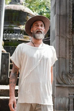Chintamani Alchemistry Raw Cotton T-shirt / Off White^ Tops & T-shirt