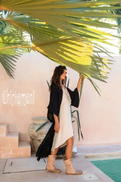 Chintamani Alchemistry Raw Printed Kimono / Black^ Kimono & Cover Up