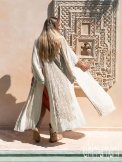 Chintamani Alchemistry Raw Printed Kimono / Off White^ Kimono & Cover Up
