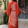 Chintamani Alchemistry Raw Printed Kimono / Red Ochre^ Kimono & Cover Up