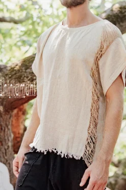 Chintamani Alchemistry Ripped T-shirt / Beige^ Tops & T-shirt