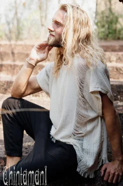 Chintamani Alchemistry Ripped T-shirt / Off White^ Tops & T-shirt
